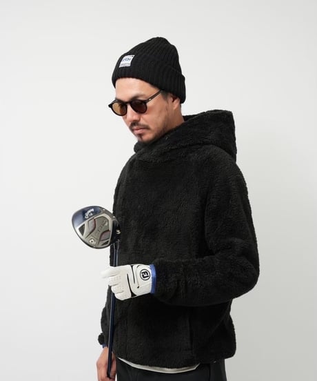 🔴10月29日予約販売スタート STCH ORIGINAL【Boa fleece hoodie -black】