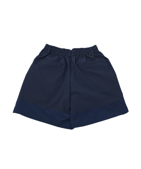 【ANTIQUAGOLF×STCH】UNISEX（ユニセックス）logo half pants-navy
