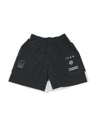 【ANTIQUAGOLF×STCH】UNISEX(ユニセックス)logo halfpants-black