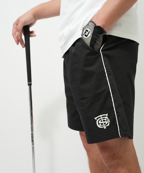 STCH ORIGINAL【piping baseball shorts-black】