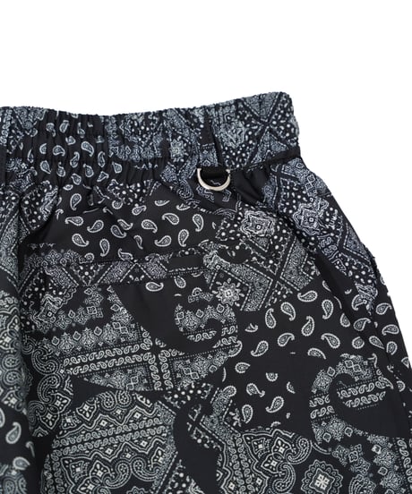 【 ANTIQUAGOLF×STCH 】paisley half pants-black