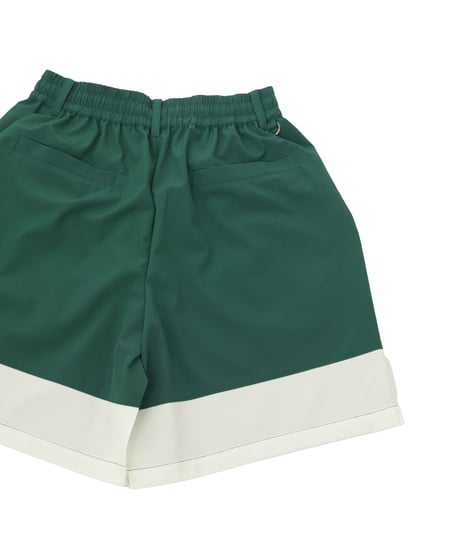 【ANTIQUAGOLF×STCH】UNISEX(ユニセックス)logo halfpants-green