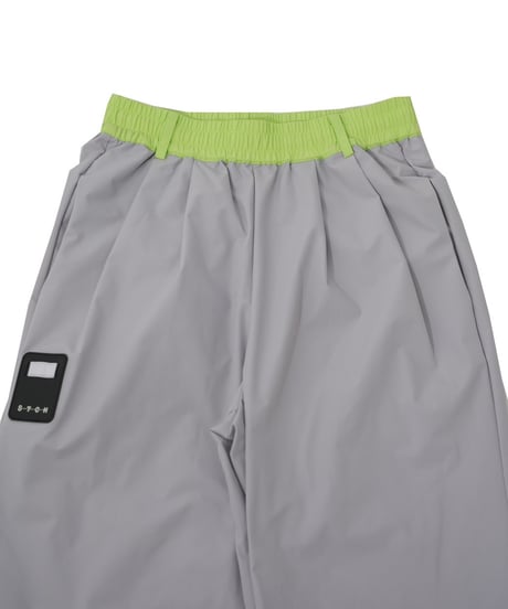 【 ANTIQUAGOLF×STCH 】color combination pants-lightgray