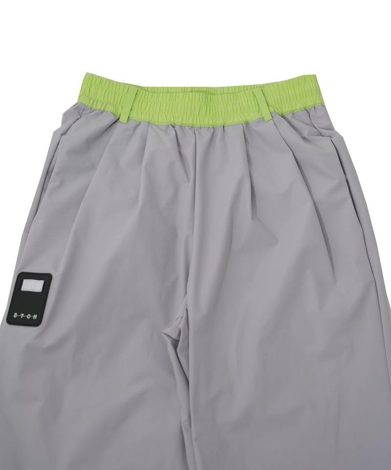 ANTIQUAGOLF×STCH 】color combination pants-lig