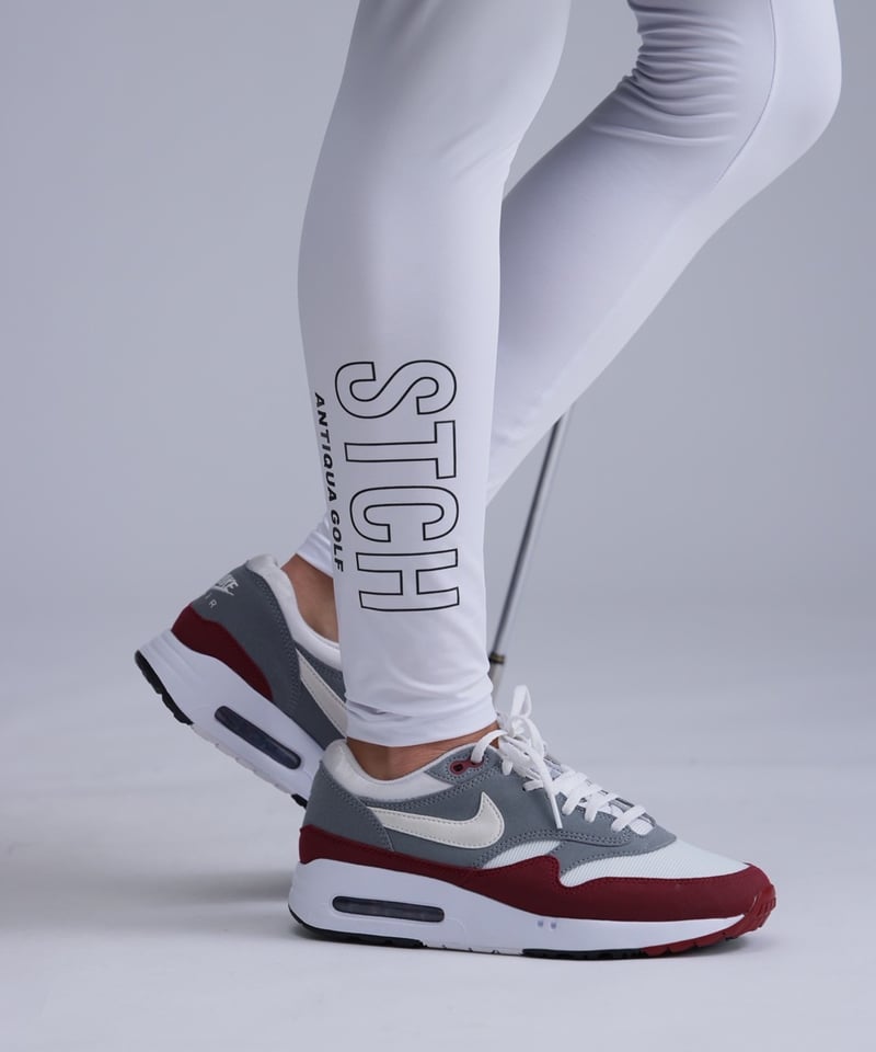ANTIQUAGOLF×STCH】Logo leggings-white | 【公式】STC