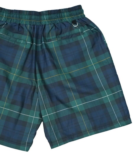 【ANTIQUAGOLF×STCH】UNISEX（ユニセックス）check half pants-green