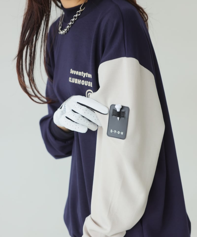 seventytwo_clubhous【 ANTIQUAGOLF×STCH 】 ANTIQUAGOLF×STCH 】punch tops-navy | 【公式】STCH