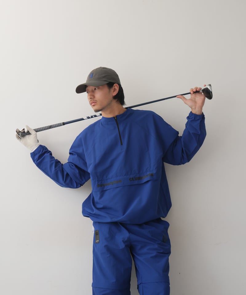 ANTIQUAGOLF×STCH 】regen 2waypullover-blue | 【