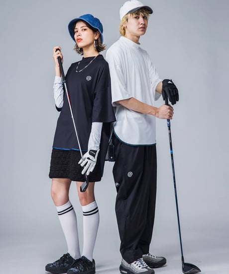 【ANTIQUAGOLF×STCH】UNISEX（ユニセックス）接触冷感×UVカット longsleeve under shirt-white