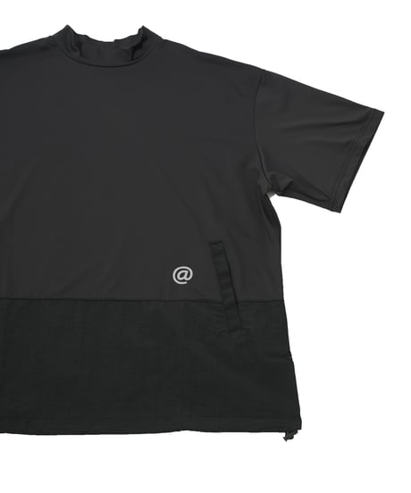 【ANTIQUAGOLF×STCH】UNISEX(ユニセックス)back design tops-black