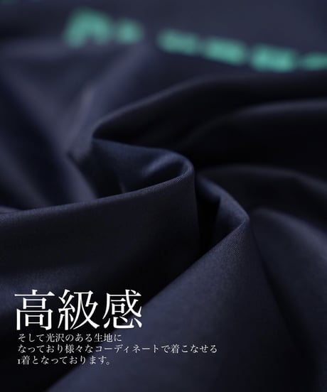 STCH 【college logo nylon vest-navy】