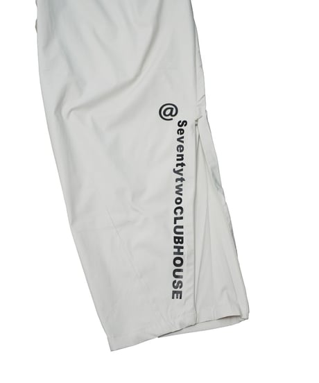 【ANTIQUAGOLF×STCH】UNISEX（ユニセックス）logo pants-white