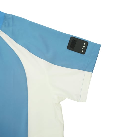 【ANTIQUAGOLF×STCH】UNISEX(ユニセックス)colored tech halfsleeve-blue