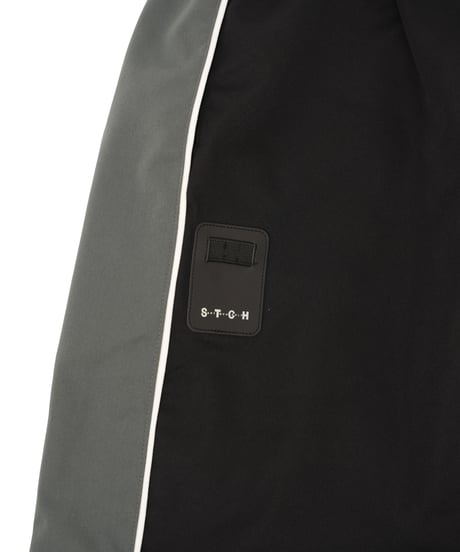 【ANTIQUAGOLF×STCH】 color matching pants-black