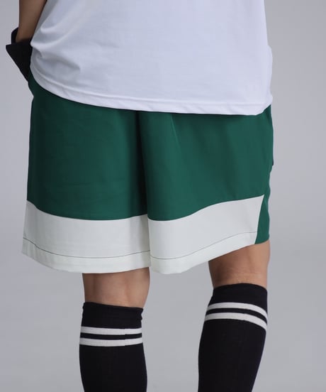 【ANTIQUAGOLF×STCH】UNISEX(ユニセックス)logo halfpants-green