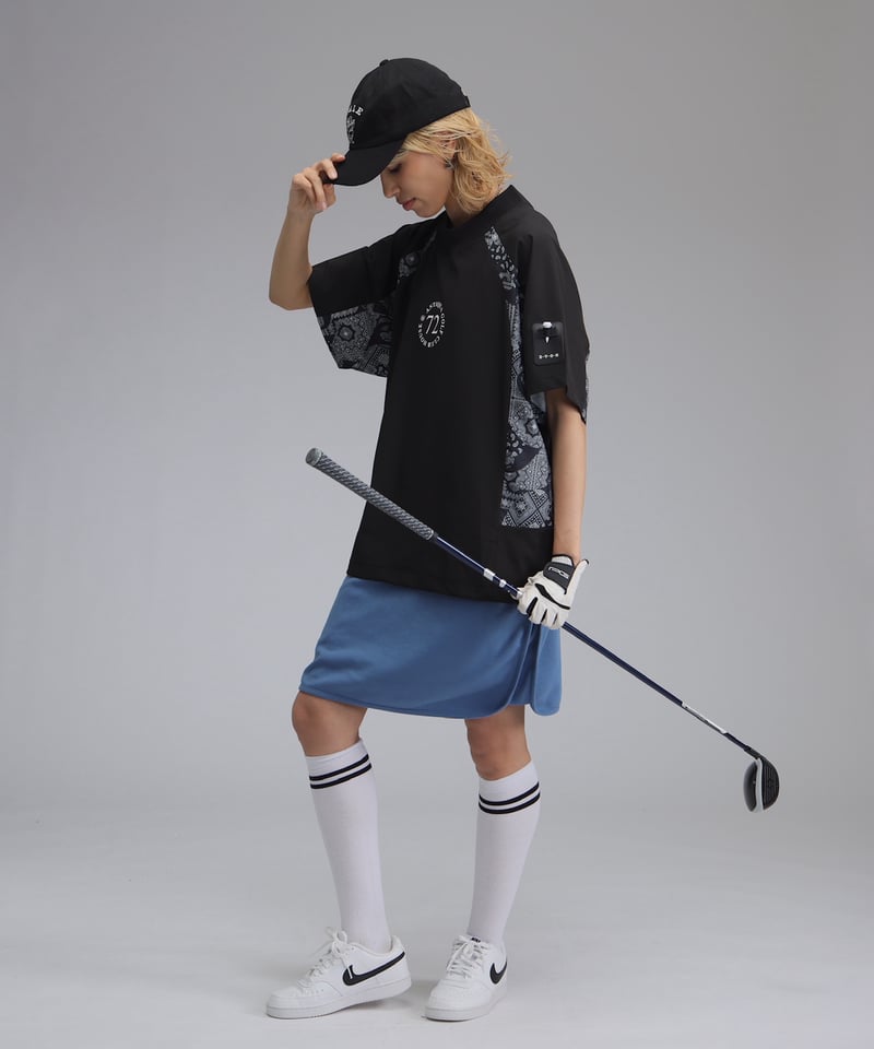 ANTIQUAGOLF×STCH】UNISEX(ユニセックス)paisley×logo to