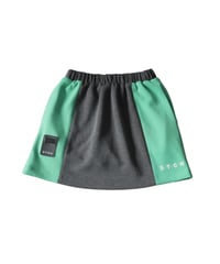 【ANTIQUA GOLF×STCH】LADIES（レディース）Colorblock Half Skirt-light gray