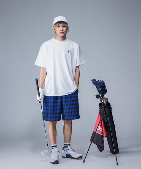 【ANTIQUAGOLF×STCH】UNISEX（ユニセックス）back print tee-white