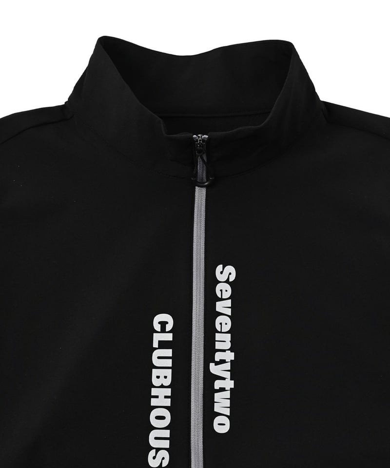 ANTIQUA GOLF × STCH】Logo Half-Zip-black | 【公式】