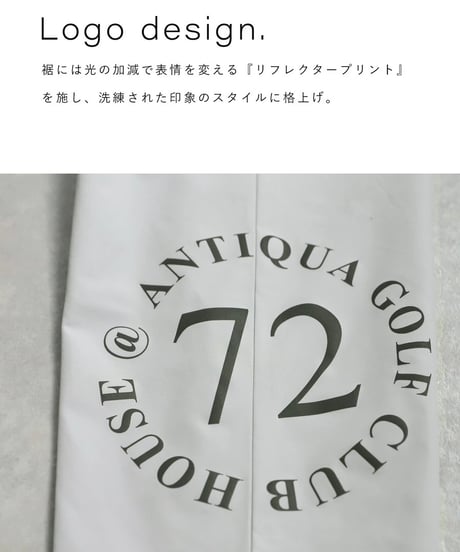 【 ANTIQUAGOLF×STCH 】color combination pants-lightgray