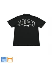 STCH ORIGINAL【STCH LOGO POLO-black】