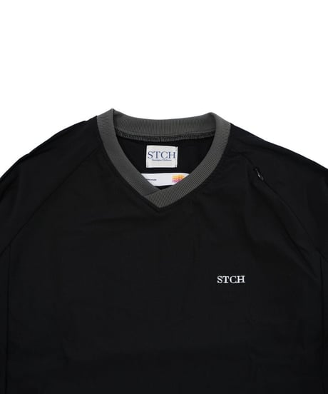 【LADIES】究極のストレッチ素材！melple×STCH 【Tomcat V-neck pullover（トムキャット Vネックプルオーバー）】