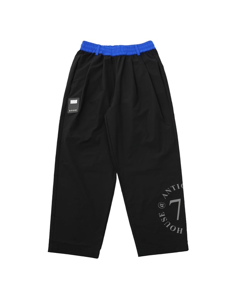 ANTIQUAGOLF×STCH 】color combination pants-bla