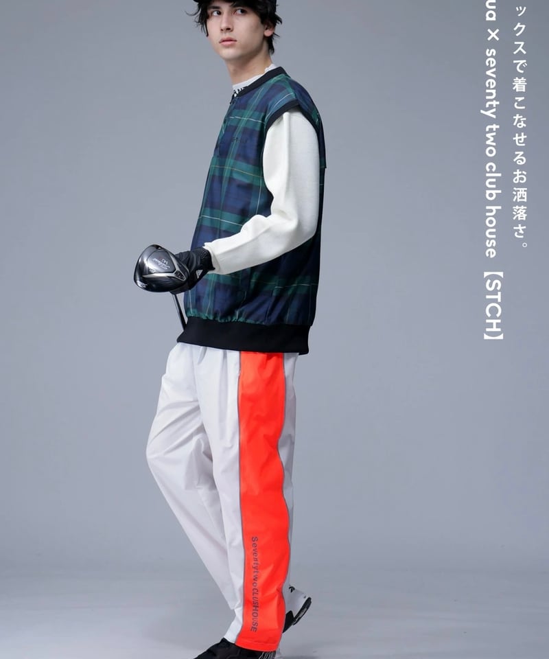 ANTIQUAGOLF×STCH】UNISEX（ユニセックス）line design pan