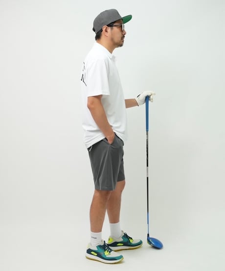 STCH ORIGINAL【STCH LOGO POLO-white】