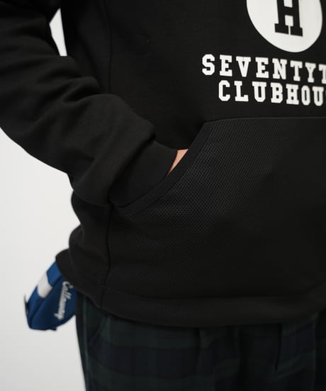 STCH  UNISEX（ユニセックス）【Clover logo hoodie-Black】