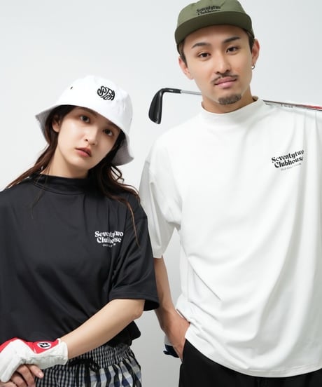 STCH ORIGINAL【OLD GOLF CLUB MOCK NECK-White】