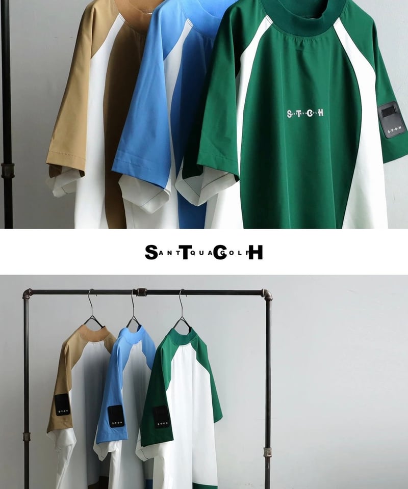 【ANTIQUAGOLF×STCH】UNISEX line design ANTIQUAGOLF×STCH】UNISEX(ユニセックス)colored tech ha