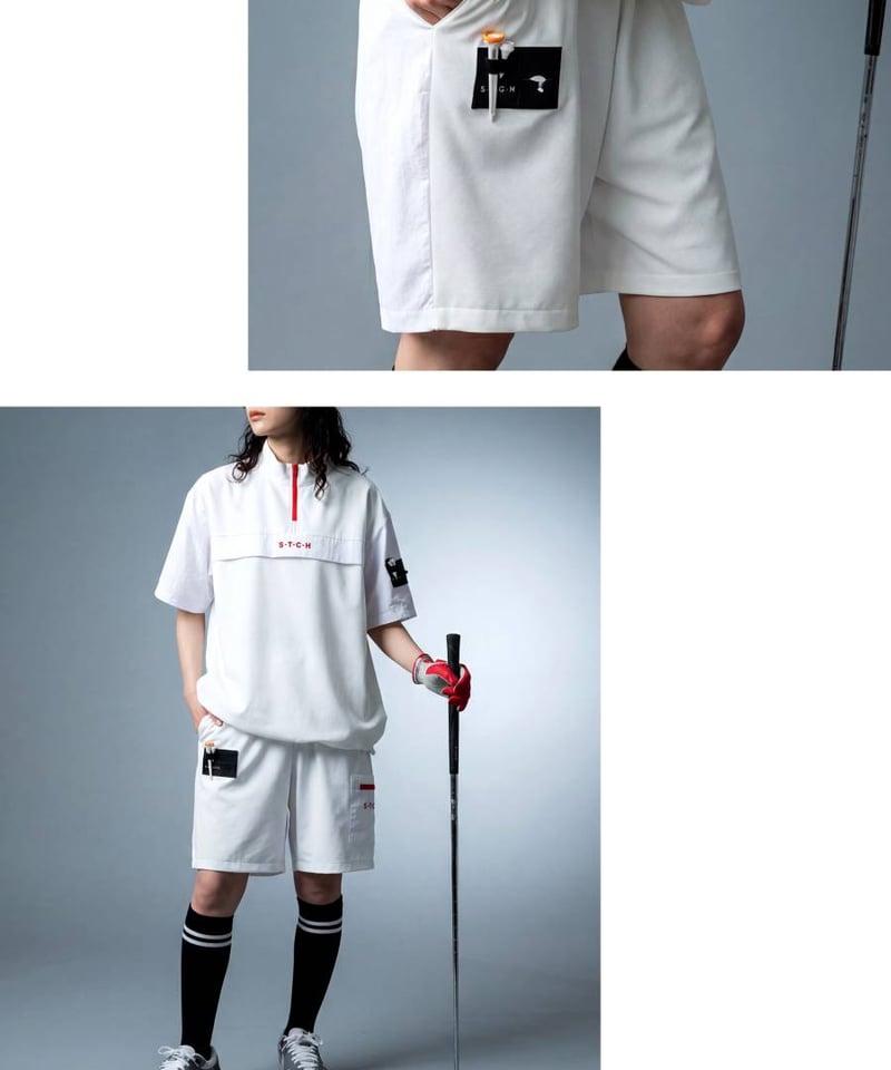 ANTIQUA GOLF×STCH】Golf Short Pants-White | 【公式