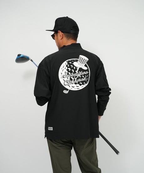 STCH ORIGINAL 【mockneck long sleeve golkees L/S-black】