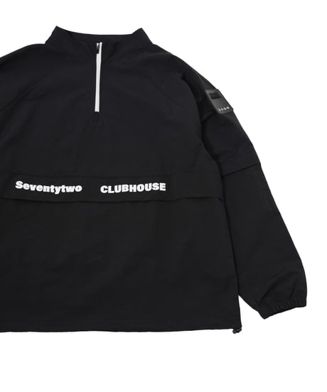 【 ANTIQUAGOLF×STCH 】regen 2waypullover-black