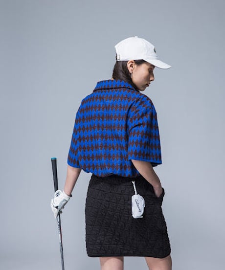 【ANTIQUAGOLF×STCH】LADIES（レディース）quilting skirt