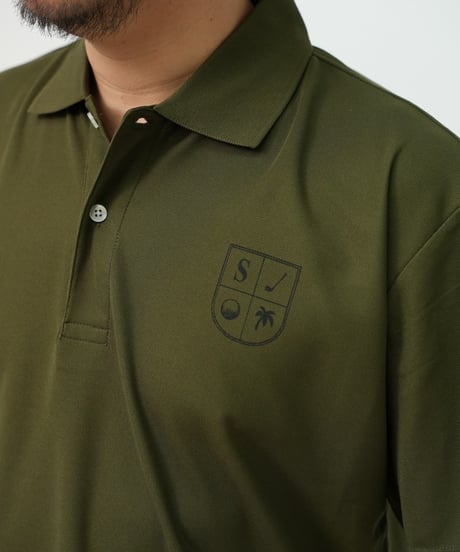 STCH ORIGINAL【STCH LOGO POLO-khaki】