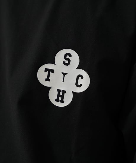 STCH ORIGINAL【 Clover logo mock neck-black 】