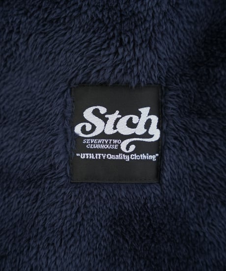 🔴10月29日予約販売スタート  STCH ORIGINAL【Boa fleece hoodie -navy】