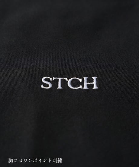 STCH ORIGINAL 【mockneck long sleeve golkees L/S-black】
