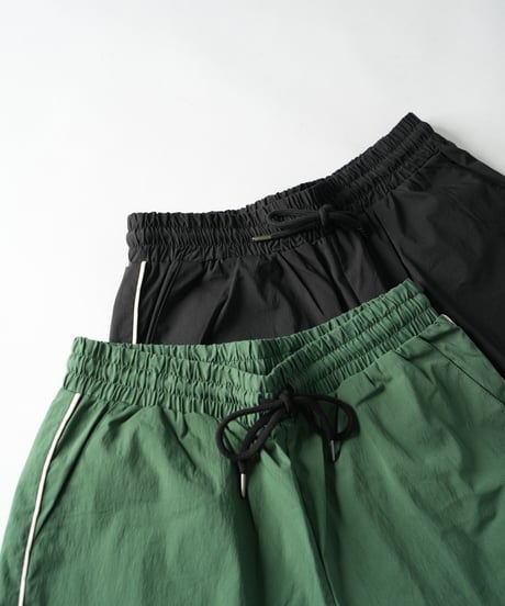STCH ORIGINAL【piping baseball shorts-black】