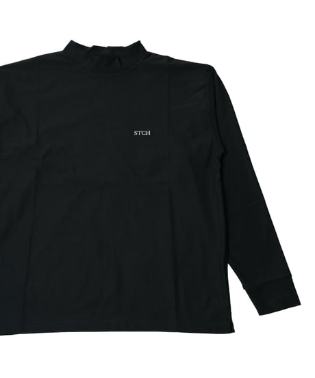 STCH ORIGINAL 【mockneck long sleeve golkees L/S-black】