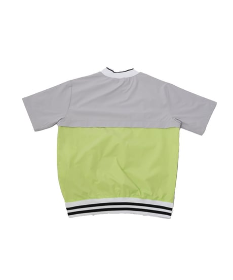 【 ANTIQUAGOLF×STCH 】backcolor mockneck tops-lightgray