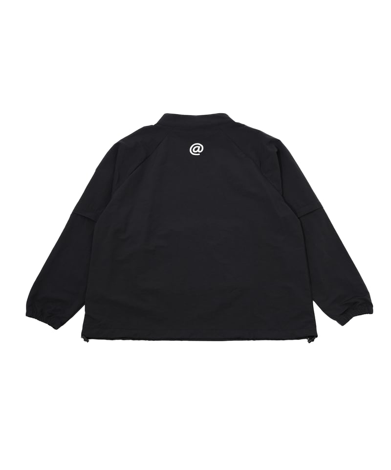 ANTIQUAGOLF×STCH 】regen 2waypullover-black |