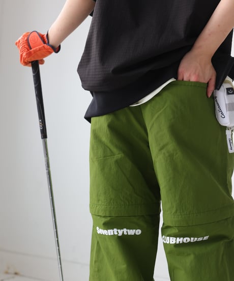 【 ANTIQUAGOLF×STCH 】regen switch 2waypants-khaki