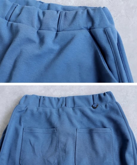 【 ANTIQUAGOLF×STCH 】coloorblock logo skirt-darkgray