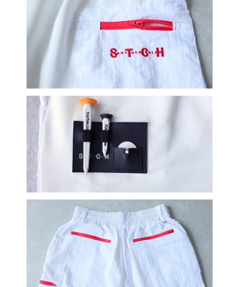 ANTIQUA GOLF×STCH】Golf Short Pants-White | 【公式