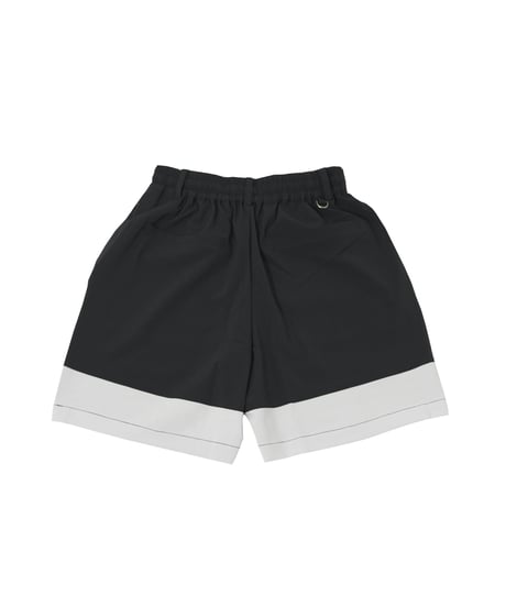 【ANTIQUAGOLF×STCH】UNISEX(ユニセックス)logo halfpants-black
