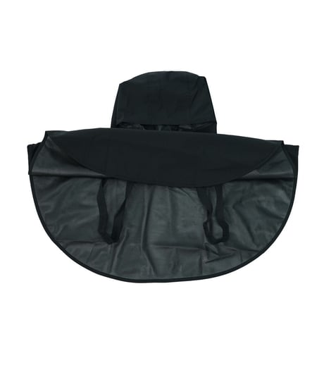 【ANTIQUAGOLF×STCH】UNISEX（ユニセックス）rain poncho-black