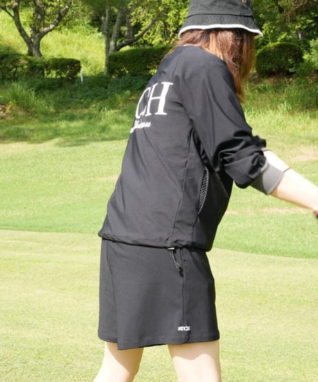 【LADIES】究極のストレッチ素材！melple×STCH 【Tomcat V-neck pullover（トムキャット Vネックプルオーバー）】